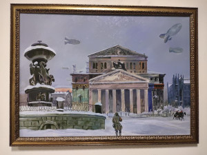 Картина Большой театр в дни войны 1942 год